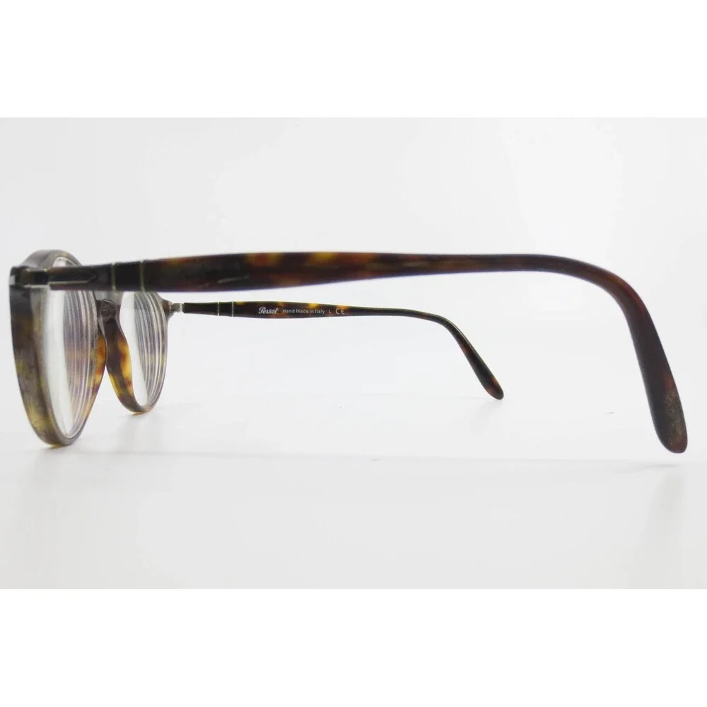 Persol 3092-V 9015 Havana Tortoise Round Eyeglasses Frames 50-19-145 Italy